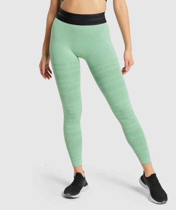 Damske Legíny Gymshark Vision Zelene | BH0612397